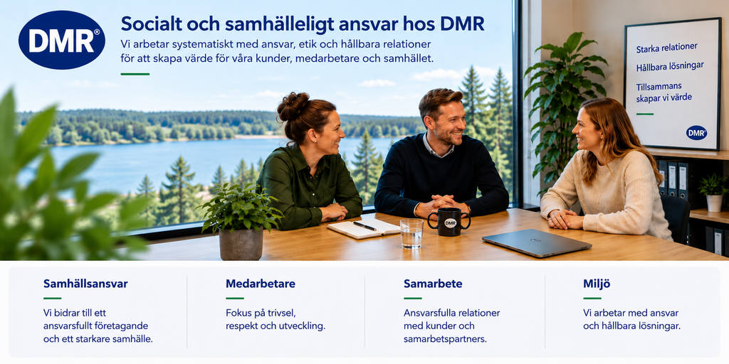 Socialt ansvar och samhällsansvar/CSR (DS 49001 som bygger på ISO 26000)