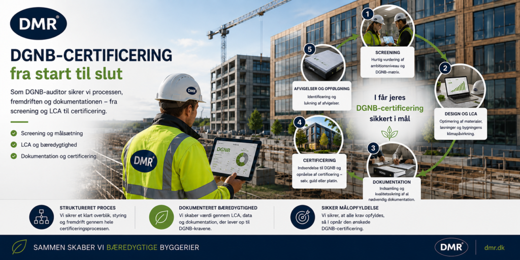 DGNB Auditor og teknisk rådgivning til certificeret byggeri