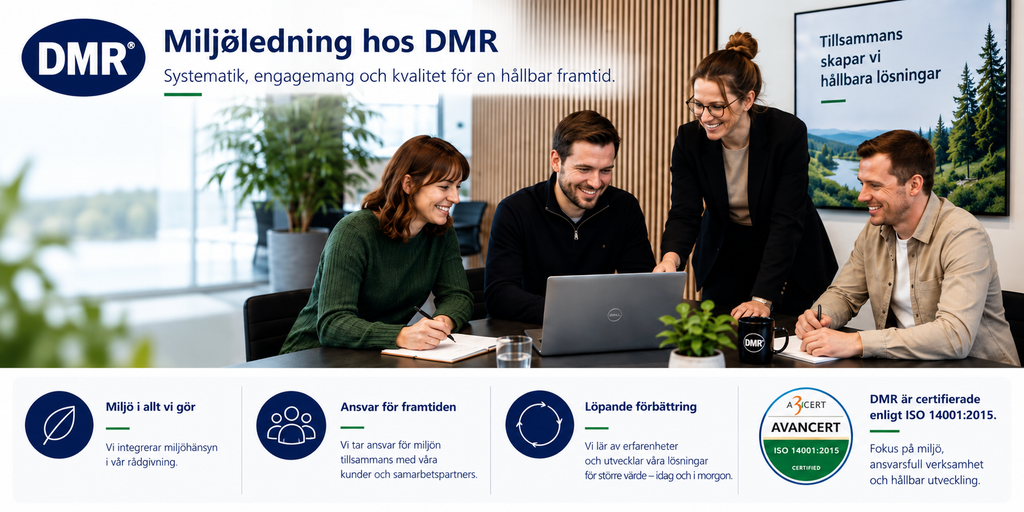 Miljöledning genom ISO 14001:2015-certifiering